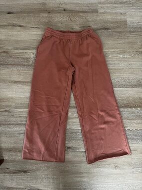 Women’s Richer Poorer Large Blush Light Pink Wide Leg Sweatpants